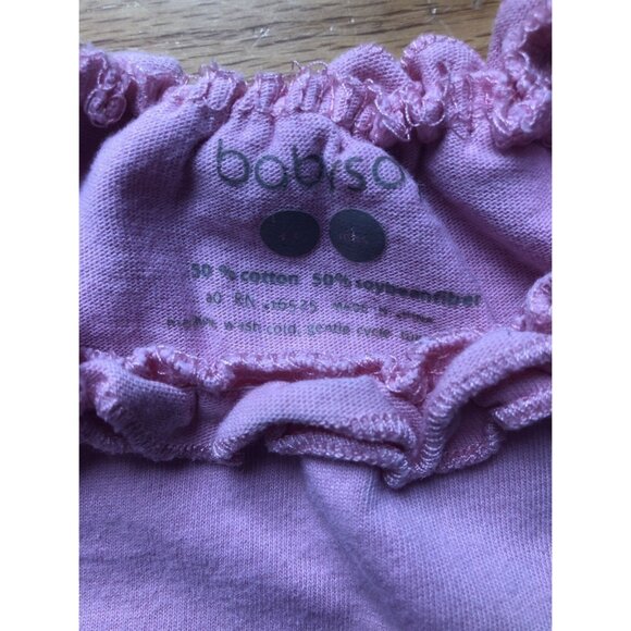 BabySoy 3-6M Pink  Bubble Romper - Picture 2 of 4